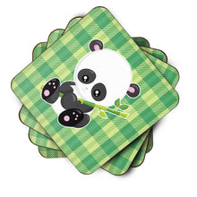 Load image into Gallery viewer, Panda Lucky Bamboo Foam Coaster  BB6801FC