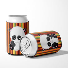 Load image into Gallery viewer, Striped Panda Can or Bottle Hugger BB6802CC