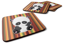 Load image into Gallery viewer, Striped Panda Foam Coaster  BB6802FC