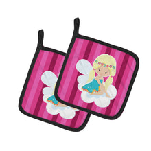 Load image into Gallery viewer, Blonde Fairy Pot Holders - Set of 2 - Heat-Resistant Kitchen Essentials BB6808PTHD