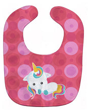 Load image into Gallery viewer, Polkadots Unicorn Baby Bib BB6810BIB