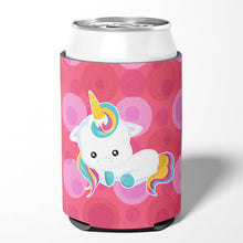 Load image into Gallery viewer, Polkadots Unicorn Can or Bottle Hugger BB6810CC