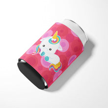 Load image into Gallery viewer, Polkadots Unicorn Can or Bottle Hugger BB6810CC