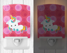 Load image into Gallery viewer, Polkadots Unicorn Ceramic Night Light BB6810CNL