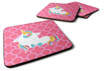 Load image into Gallery viewer, Quatrafoil Pink Unicorn Foam Coaster  BB6811FC