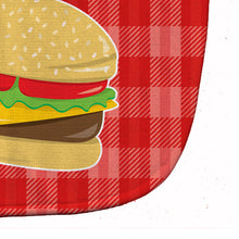 Load image into Gallery viewer, Hamburger Plaid Baby Bib BB6812BIB