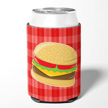 Load image into Gallery viewer, Hamburger Plaid Can or Bottle Hugger BB6812CC