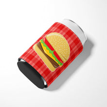 Load image into Gallery viewer, Hamburger Plaid Can or Bottle Hugger BB6812CC