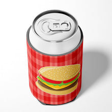 Load image into Gallery viewer, Hamburger Plaid Can or Bottle Hugger BB6812CC