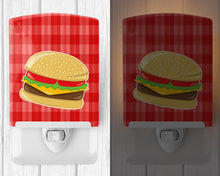 Load image into Gallery viewer, Hamburger Plaid Ceramic Night Light BB6812CNL