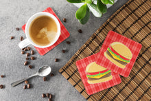 Load image into Gallery viewer, Hamburger Plaid Foam Coaster  BB6812FC