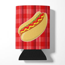 Load image into Gallery viewer, Hot Dog Plaid Can or Bottle Hugger BB6813CC