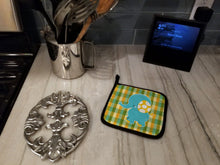 Load image into Gallery viewer, Boy Elephant Pot Holders - Set of 2 - Heat-Resistant Kitchen Essentials BB6822PTHD