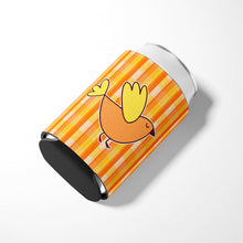 Load image into Gallery viewer, Bird on Orange Plaid Can or Bottle Hugger BB6832CC