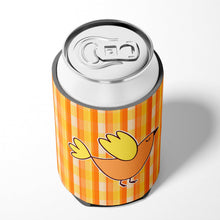 Load image into Gallery viewer, Bird on Orange Plaid Can or Bottle Hugger BB6832CC