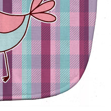 Load image into Gallery viewer, Bird on Purple Plaid Baby Bib BB6833BIB