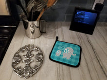 Load image into Gallery viewer, Mommy and Baby Elephant Pot Holders - Set of 2 - Heat-Resistant Kitchen Essentials BB6834PTHD