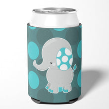 Load image into Gallery viewer, Polkadot Grey Elephant Can or Bottle Hugger BB6837CC