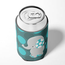Load image into Gallery viewer, Polkadot Grey Elephant Can or Bottle Hugger BB6837CC