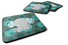Load image into Gallery viewer, Polkadot Naptime Elephant Foam Coaster  BB6838FC