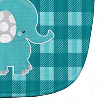 Load image into Gallery viewer, Plaid Momma and Baby Elephant Baby Bib BB6839BIB
