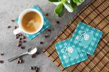 Load image into Gallery viewer, Plaid Momma and Baby Elephant Foam Coaster  BB6839FC