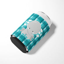 Load image into Gallery viewer, Plaid Elephant Can or Bottle Hugger BB6840CC