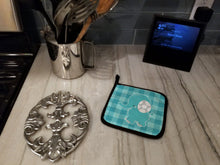 Load image into Gallery viewer, Striped Elephant Pot Holders - Set of 2 - Heat-Resistant Kitchen Essentials BB6841PTHD