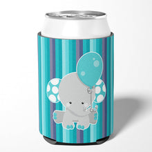 Load image into Gallery viewer, Grey Elephant with Balloon Can or Bottle Hugger BB6842CC