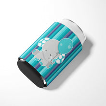 Load image into Gallery viewer, Grey Elephant with Balloon Can or Bottle Hugger BB6842CC