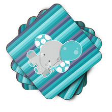 Load image into Gallery viewer, Grey Elephant with Balloon Foam Coaster  BB6842FC
