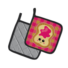 Load image into Gallery viewer, Jelly Toast Pot Holders - Set of 2 - Heat-Resistant Kitchen Essentials BB6844PTHD