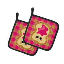 Load image into Gallery viewer, Jelly Toast Pot Holders - Set of 2 - Heat-Resistant Kitchen Essentials BB6844PTHD