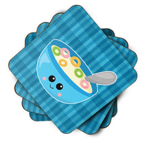 Load image into Gallery viewer, Blue bowl of Cereal Foam Coaster  BB6845FC