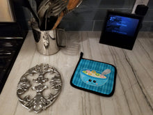 Load image into Gallery viewer, Blue bowl of Cereal Pot Holders - Set of 2 - Heat-Resistant Kitchen Essentials BB6845PTHD