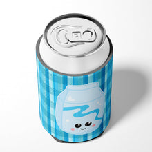 Load image into Gallery viewer, Blue Plaid and Milk Can or Bottle Hugger BB6846CC