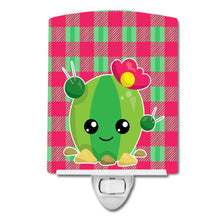 Load image into Gallery viewer, Cactus Peace Out Ceramic Night Light BB6849CNL