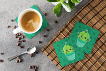 Load image into Gallery viewer, Cactus Polkadots Foam Coaster  BB6850FC