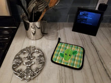Load image into Gallery viewer, Cactus Plaid Pot Holders - Set of 2 - Heat-Resistant Kitchen Essentials BB6852PTHD