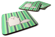 Load image into Gallery viewer, Cat Green Stripes Foam Coaster  BB6856FC