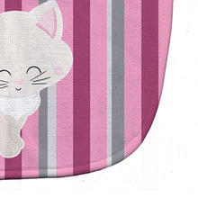 Load image into Gallery viewer, Kitten Cat Pink and Gray Baby Bib BB6878BIB