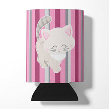 Load image into Gallery viewer, Kitten Cat Pink and Gray Can or Bottle Hugger BB6878CC
