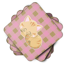 Load image into Gallery viewer, Kitten Sleeping Foam Coaster  BB6880FC
