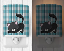Load image into Gallery viewer, Little Black Cat Kitten Ceramic Night Light BB6881CNL