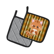 Load image into Gallery viewer, Hooray Kitten Pot Holders - Set of 2 - Heat-Resistant Kitchen Essentials BB6882PTHD