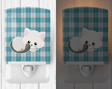 Load image into Gallery viewer, White Kitten Ceramic Night Light BB6883CNL