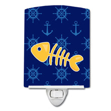 Load image into Gallery viewer, Fish Bones Ceramic Night Light BB6884CNL