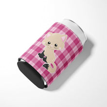 Load image into Gallery viewer, Kitten Cat on Pink Can or Bottle Hugger BB6886CC