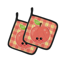 Load image into Gallery viewer, Perfectly Peach Pot Holders - Set of 2 - Heat-Resistant Kitchen Essentials BB6887PTHD