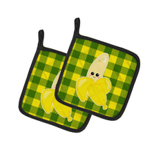Load image into Gallery viewer, Going Bananas Pot Holders - Set of 2 - Heat-Resistant Kitchen Essentials BB6889PTHD